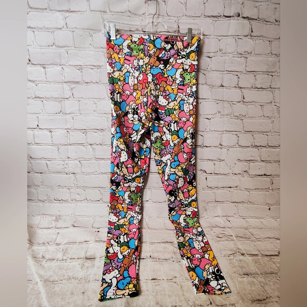 BlackMilk San Rio Allstars Matte High Waist Leggings Medium Anime EDM Festival - Picture 2 of 14